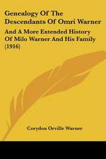 Genealogy Of The Descendants Of Omri Warner