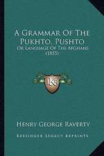 A Grammar Of The Pukhto, Pushto