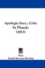 Apologia Socr., Crito Et Phaedo (1853)