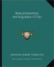 Bibliographia Antiquaria (1716)