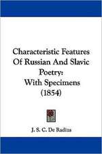 Characteristic Features Of Russian And Slavic Poetry