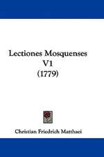 Lectiones Mosquenses V1 (1779)