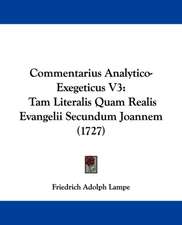 Commentarius Analytico-Exegeticus V3