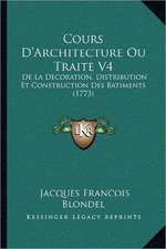 Cours D'Architecture Ou Traite V4