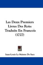 Les Deux Premiers Livres Des Rois