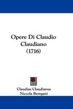 Opere Di Claudio Claudiano (1716)