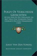 Poezy Of Verscheide Gedichten