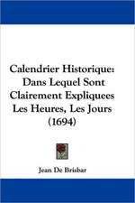 Calendrier Historique