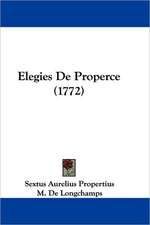 Elegies De Properce (1772)