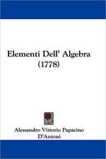 Elementi Dell' Algebra (1778)