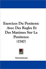 Exercices Du Penitent