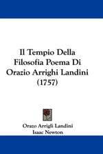 Il Tempio Della Filosofia Poema Di Orazio Arrighi Landini (1757)