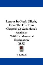 Lessons In Greek Ellipsis, From The First Four Chapters Of Xenophon's Anabasis