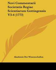 Novi Commentarii Societatis Regiae Scientiarum Gottingensis V3-4 (1773)