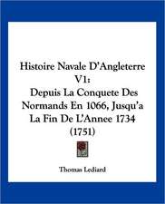 Histoire Navale D'Angleterre V1