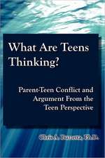 What Are Teens Thinking? Parent-Teen Conflict and Argument from the Teen Perspective: Diary of Relationships