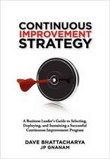 Continuous Improvement Strategy - A Business Leader's Guide to Selecting, Deploying and Sustaining a Successful Continuous Improvement Program