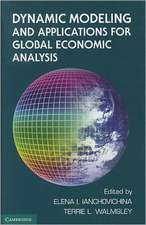 Dynamic Modeling and Applications for Global Economic Analysis