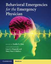 Behavioral Emergencies for the Emergency Physician