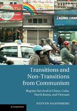 Transitions and Non-Transitions from Communism: Regime Survival in China, Cuba, North Korea, and Vietnam