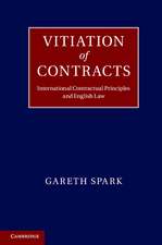 Vitiation of Contracts: International Contractual Principles and English Law