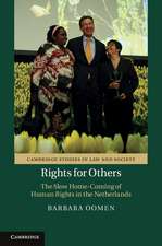 Rights for Others: The Slow Home-Coming of Human Rights in the Netherlands