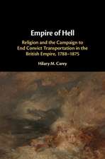 Empire of Hell: Religion and the Campaign to End Convict Transportation in the British Empire, 1788–1875