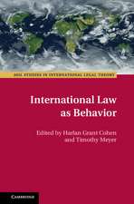 International Law as Behavior