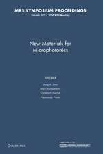 New Materials for Microphotonics