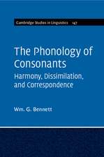 The Phonology of Consonants