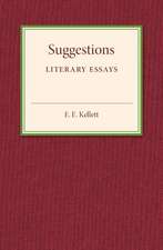 Suggestions: Literary Essays