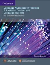 Language Awareness in Teaching: A Toolkit for Content and Language Teachers