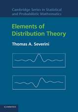 Elements of Distribution Theory