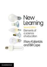 New Learning: Elements of a Science of Education