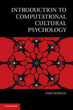 Introduction to Computational Cultural Psychology