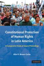 Constitutional Protection of Human Rights in Latin America: A Comparative Study of Amparo Proceedings