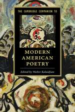 The Cambridge Companion to Modern American Poetry