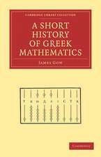 A Short History of Greek Mathematics