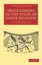 Prolegomena to the Study of Greek Religion