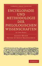 Encyklopädie und Methodologie der Philologischen Wissenschaften 2 Part Set