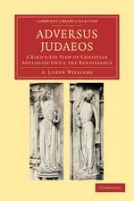 Adversus Judaeos: A Bird's-Eye View of Christian Apologiae until the Renaissance