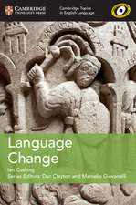 Cambridge Topics in English Language Language Change