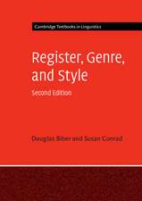 Register, Genre, and Style