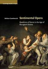 Sentimental Opera: Questions of Genre in the Age of Bourgeois Drama