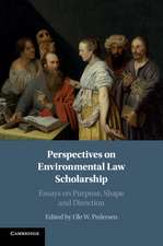 Perspectives on Environmental Law Scholarship: Essays on Purpose, Shape and Direction