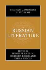 The New Cambridge History of Russian Literature