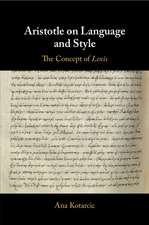 Aristotle on Language and Style