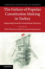 The Failure of Popular Constitution Making in Turkey: Regressing Towards Constitutional Autocracy