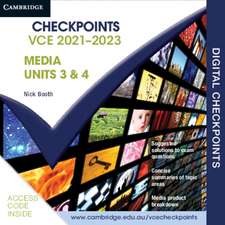 Cambridge Checkpoints VCE Media Units 3&4 2021–2023 Digital Card