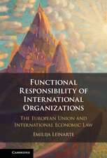 Functional Responsibility of International Organisations